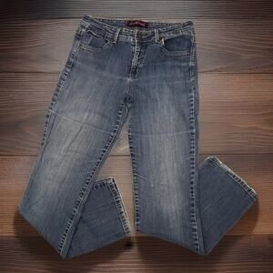 Gloria Vanderbilt Jeans Womens 12 AMANDA Straight Leg MISSY W31 L30 STRETCH Blue